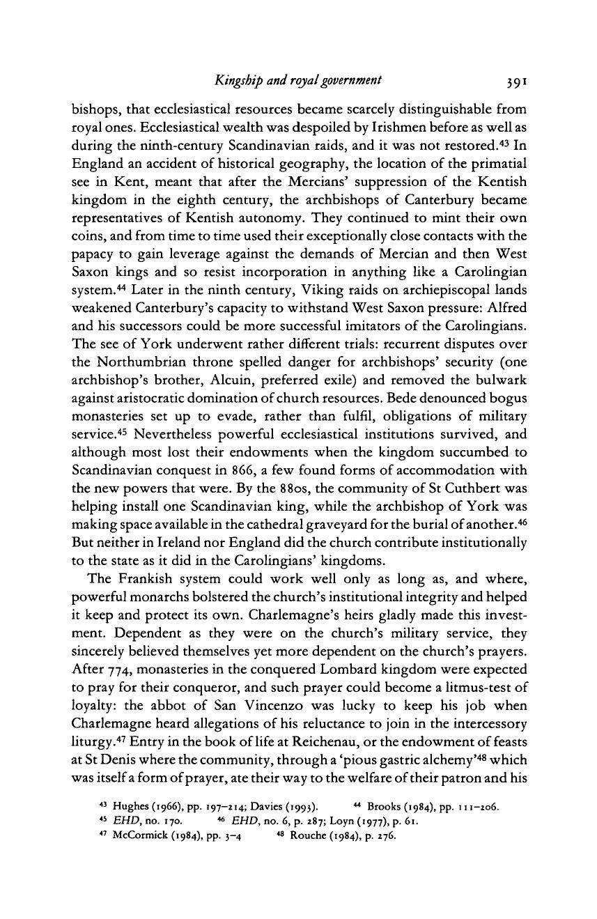 The New Cambridge Medieval History (vol.2 by 700-900)