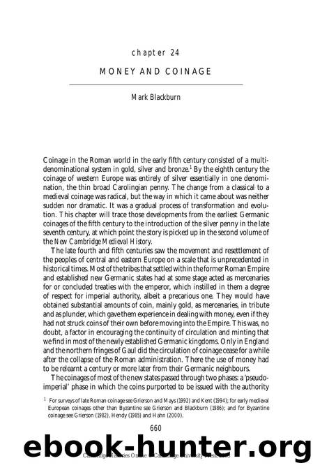 The New Cambridge Medieval History, Vol. 1 by C. 500-C. 700