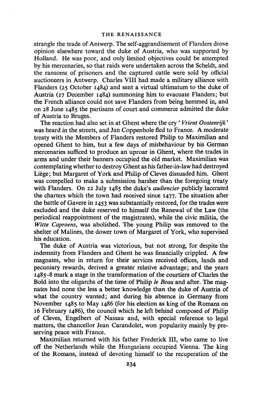 The New Cambridge Modern History, Volume 1 by Unknown