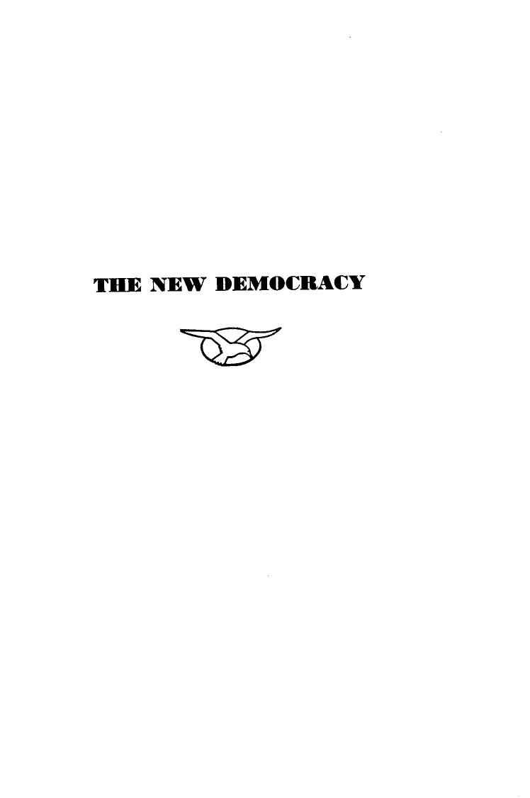 The New Democracy-Harold L Ickes-1934-155pgs-POL by Unknown