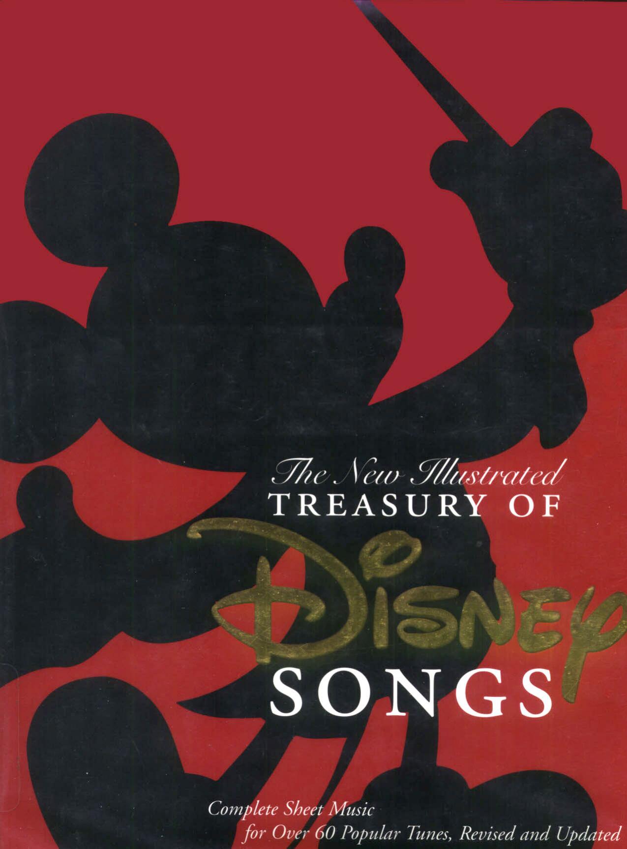 The New Illustrated Treasury Of Disney Songs by Unknown