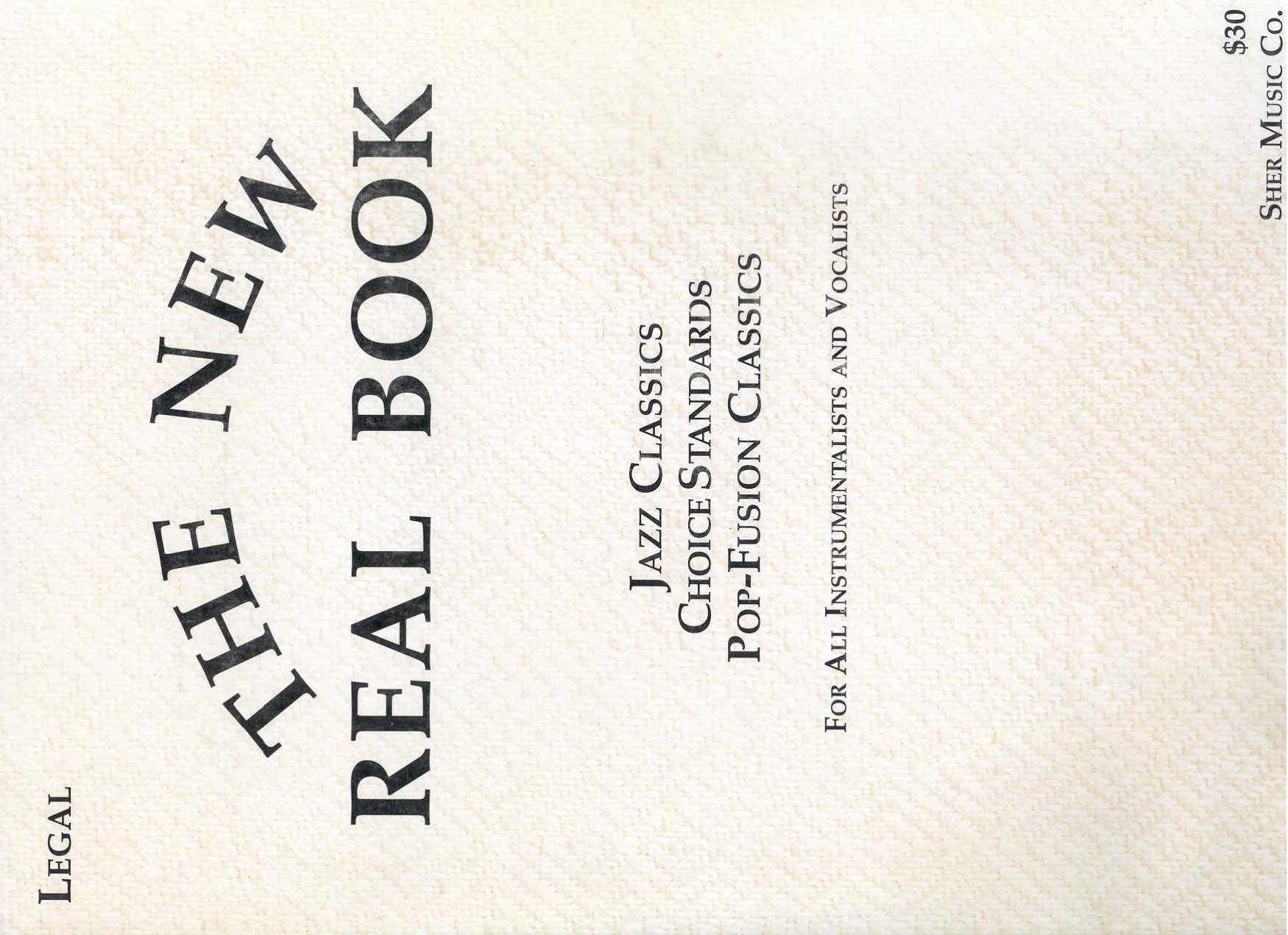 The New Real Book - Volume I, complete, fixed (repaginated) by © Maybe & Someone