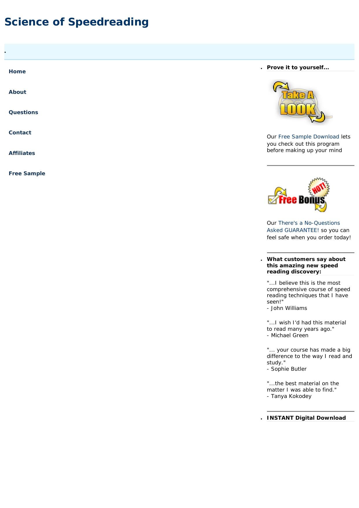 The New Science Of Speed Reading. by Best of Kuszter's Collection