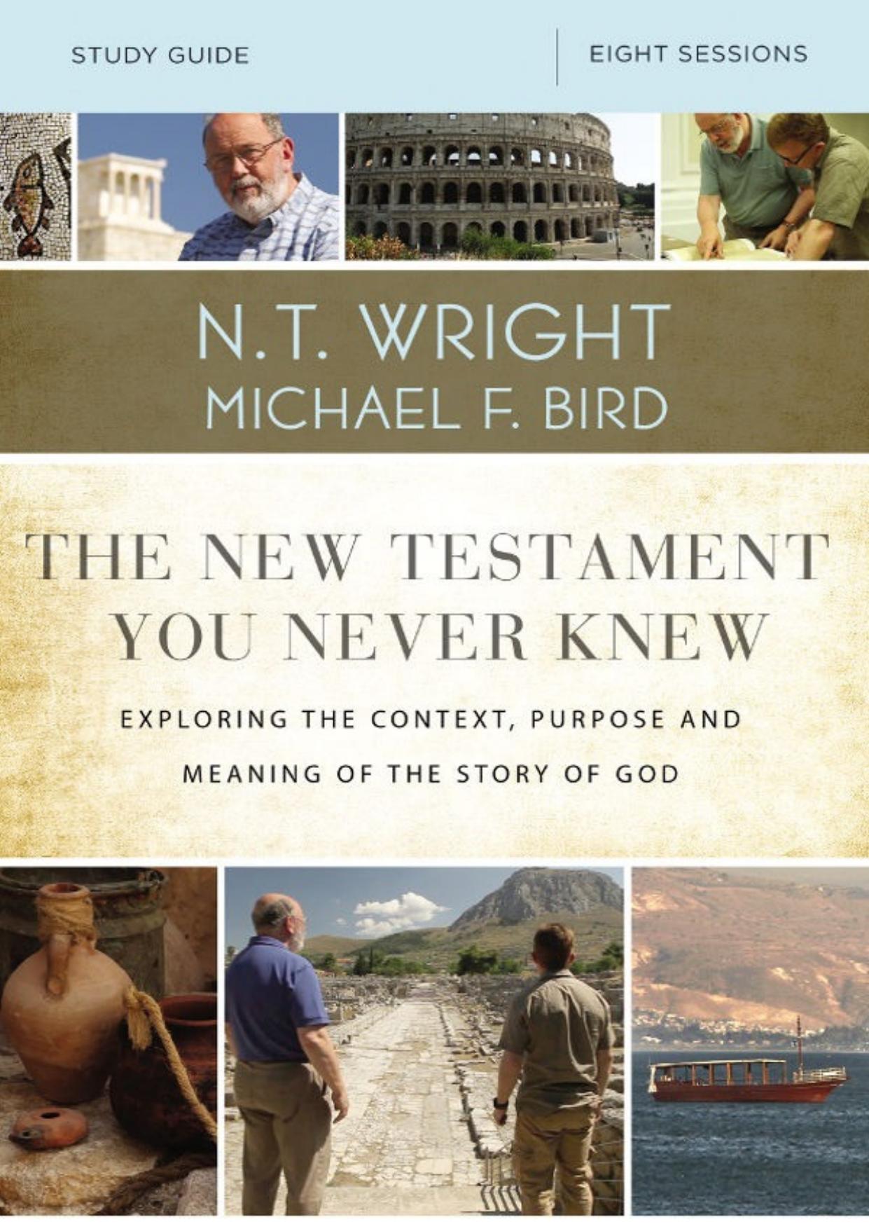 The New Testament you never knew study guide exploring the context, purpose, and meaning of the story of God by Bird Michael F.;Wright Nicholas Thomas