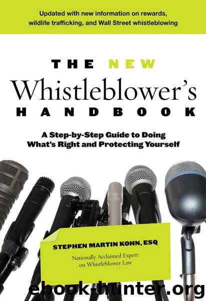 The New Whistleblower's Handbook by Stephen Kohn