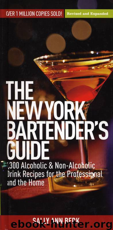 The New York Bartender's Guide by Sally Ann Berk