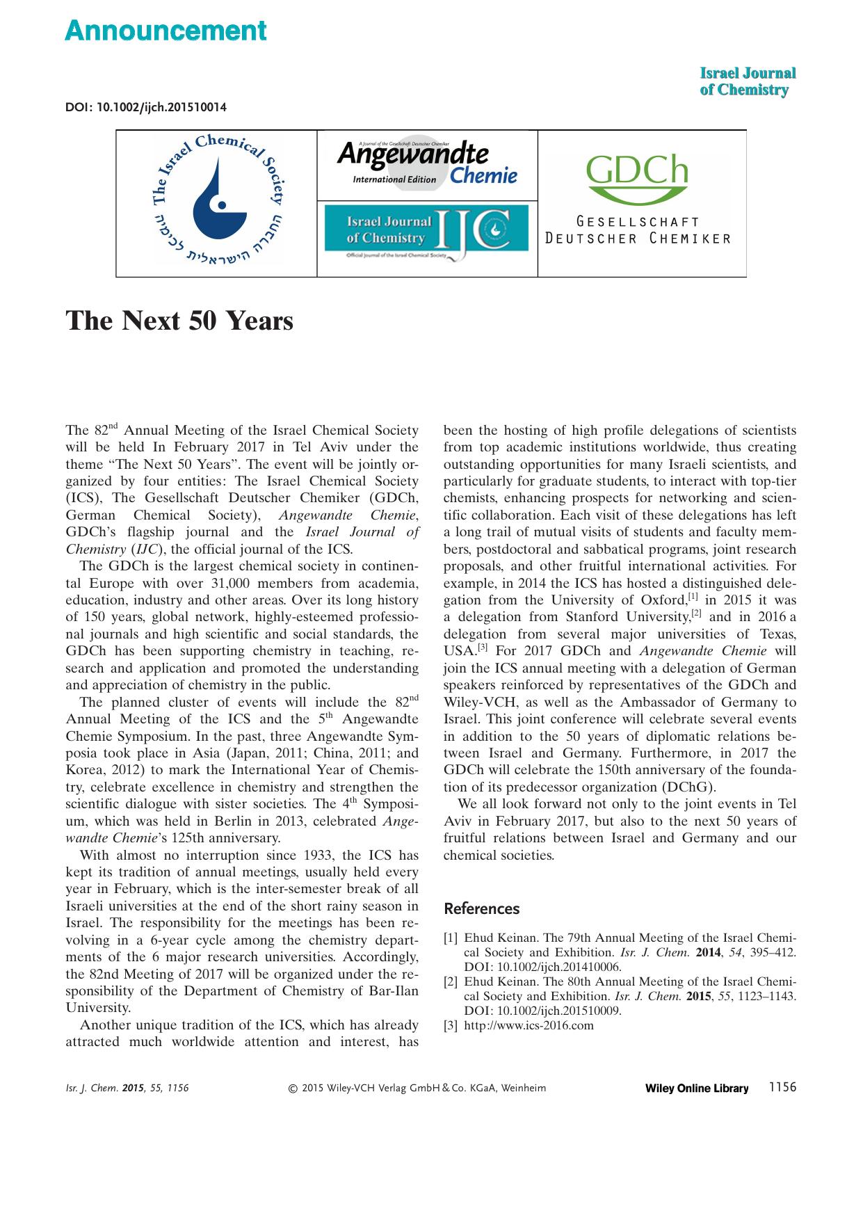 The Next 50 Years by Unknown