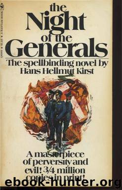 The Night of the Generals by Hans Hellmut Kirst