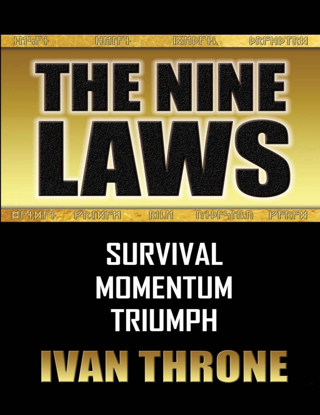 The Nine Laws by Ivan Throne