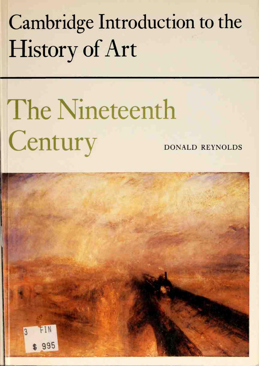 The Nineteenth Century (Cambridge Introduction to the History of Art) by Unknown