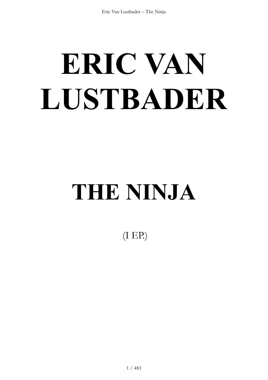 The Ninja by Obi Wan Kenobi