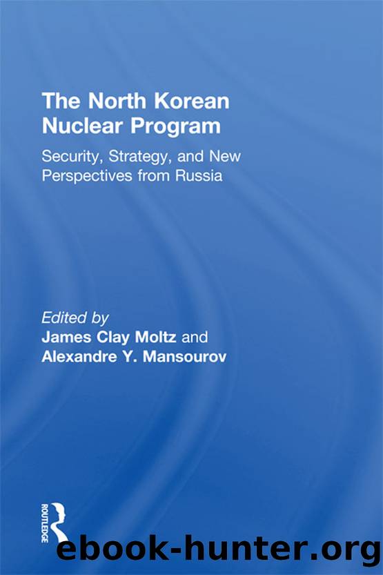 The North Korean Nuclear Program: Security, Strategy, and New Perspectives From Russia by James Clay Moltz & Alexandre Y. Mansourov