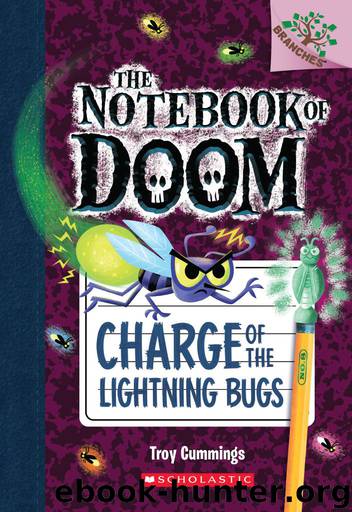 The Notebook of Doom #8: Charge of the Lightning Bugs (A Branches Book) by Troy Cummings