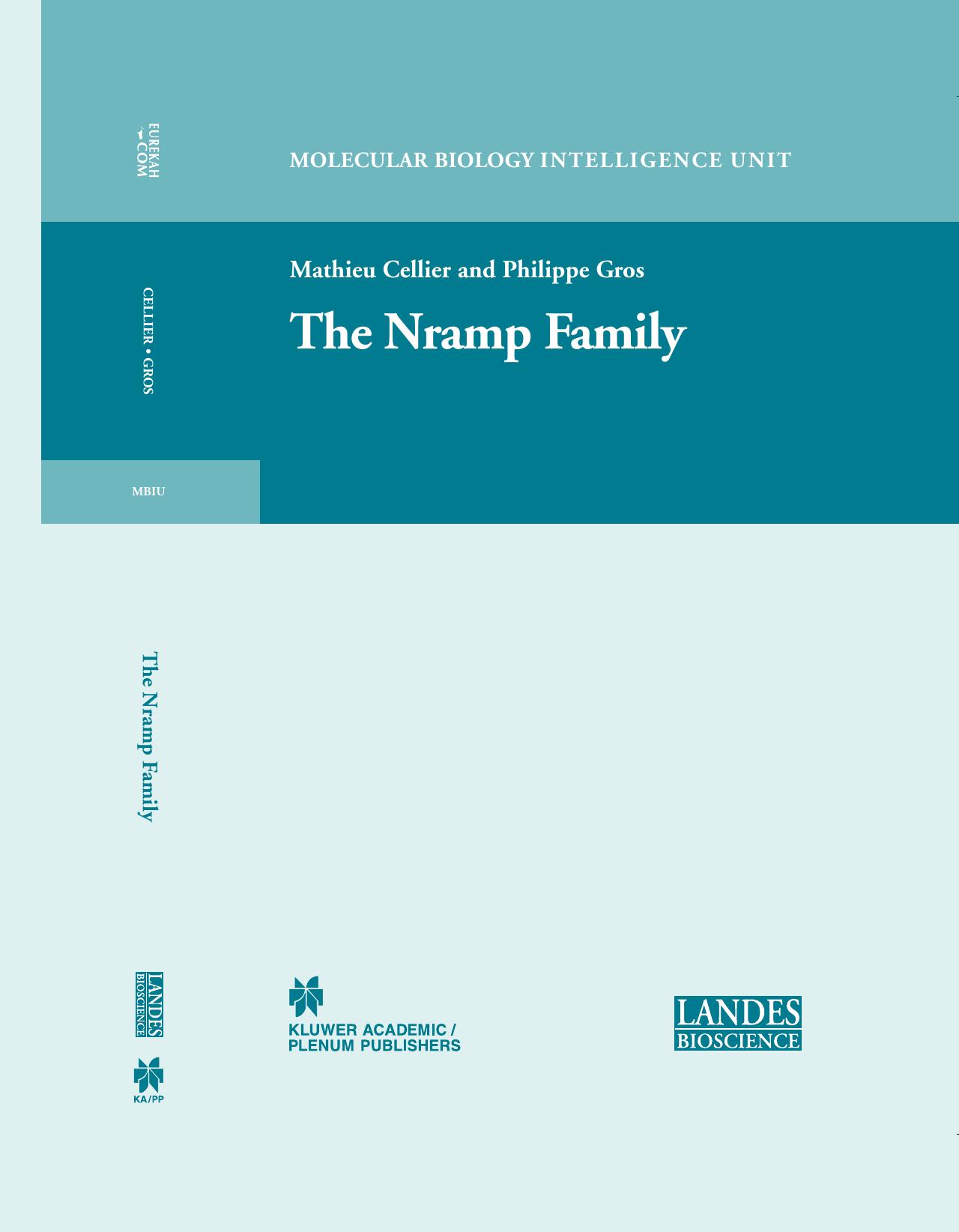 The Nramp Family by Mathieu Cellier Philippe Gros