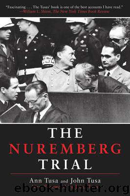 The Nuremberg Trial: The Nuremberg Trial by Tusa Ann