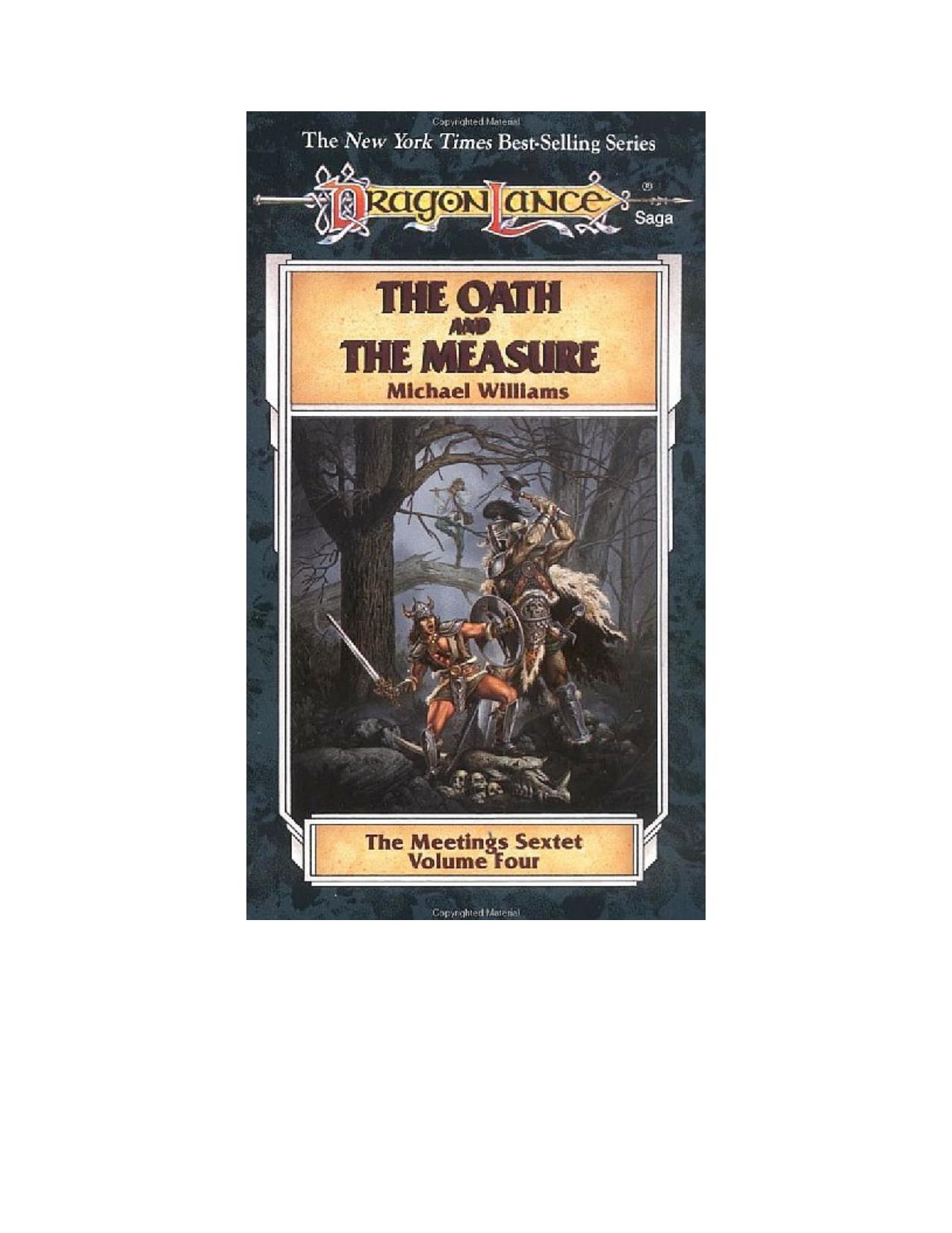 The Oath and the Measure by Michael Williams