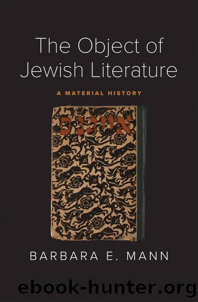 The Object of Jewish Literature by Barbara E. Mann;