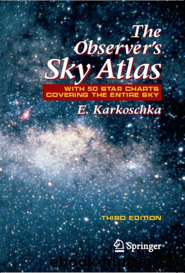 The Observer's Sky Atlas With 50 Star Charts Covering the Entire Sky by Unknown