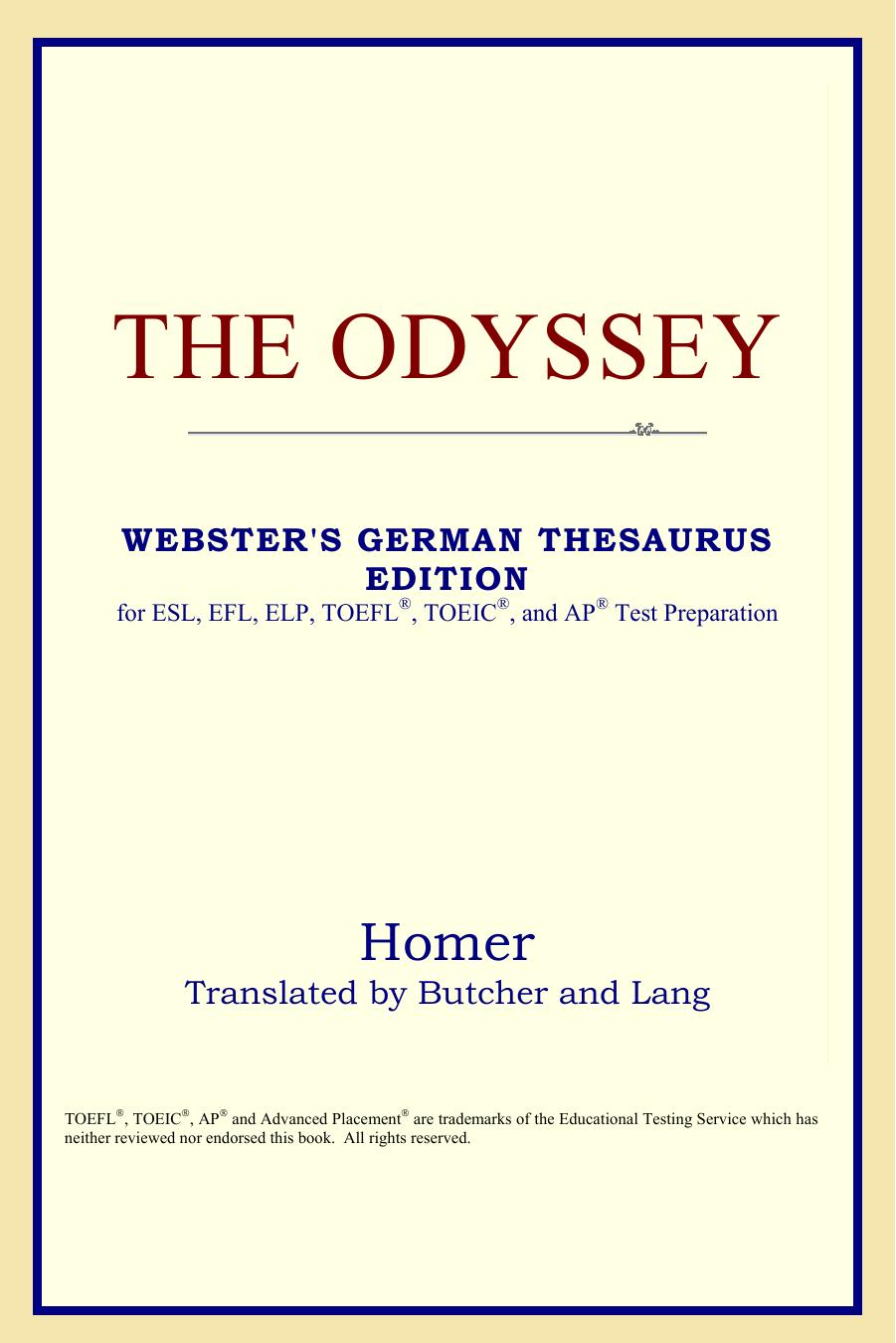 The Odyssey by Homer