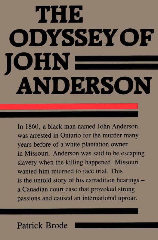 The Odyssey of John Anderson by Patrick Brode