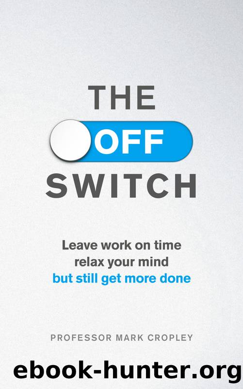 The Off Switch by Professor Mark Cropley