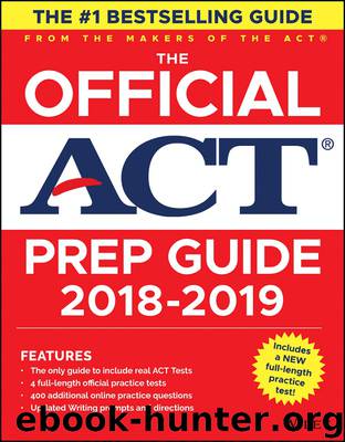 The Official ACT Prep Guide, 2018-19 Edition (Book + Bonus Online Content) by ACT