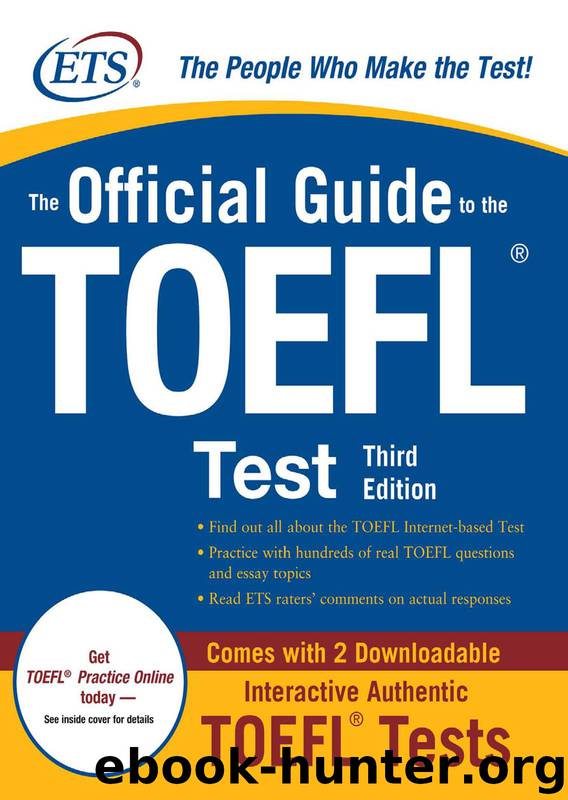 The Official Guide to the TOEFL Test by ETS