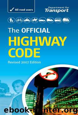 The Official Highway Code by Driving Standards Agency for the Department for Transport