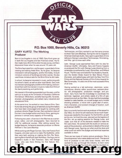 The Official Star Wars Fan Club Newsletter #4 by www.jeditemplearchives.com