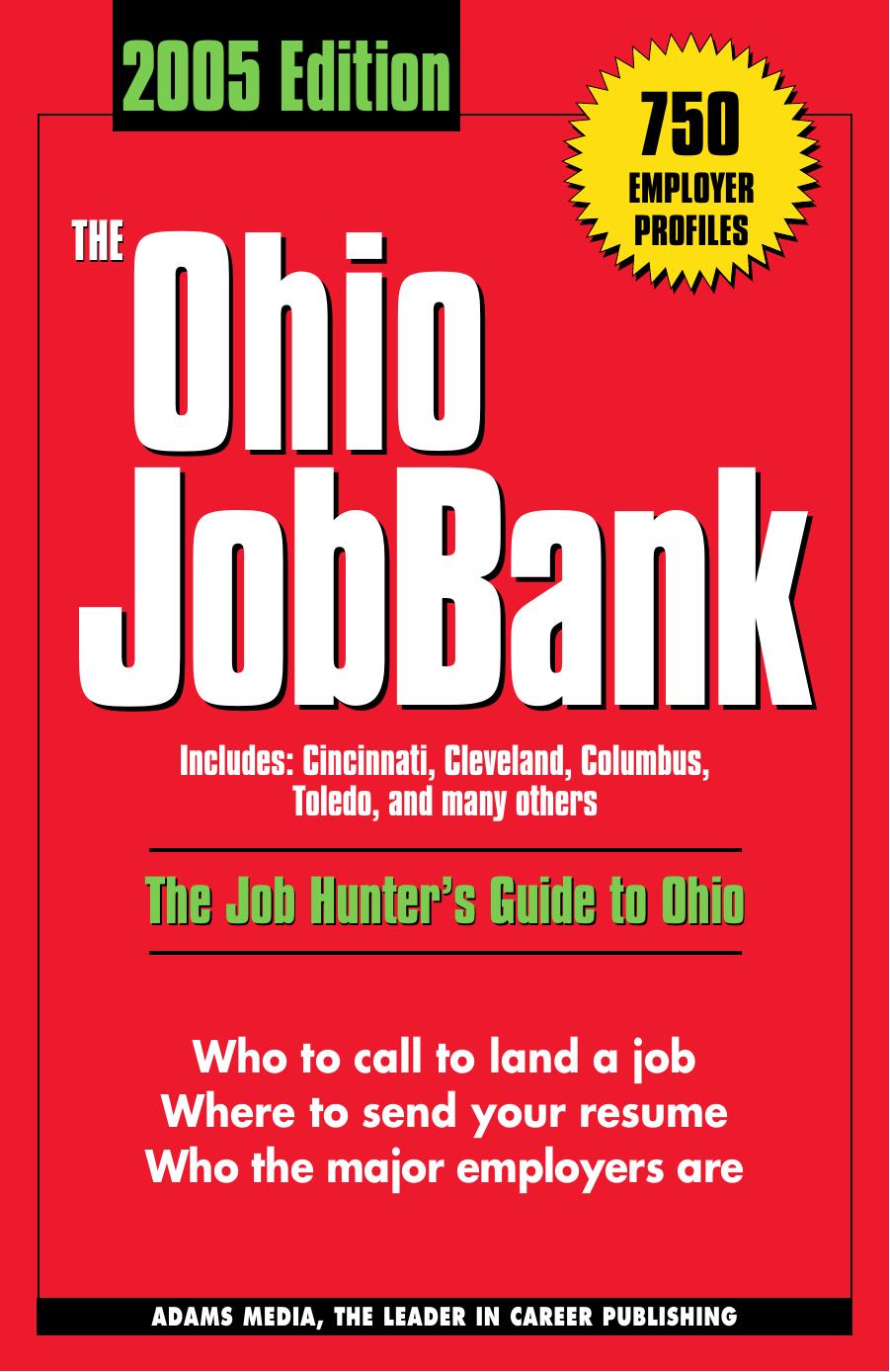 The Ohio Job Bank, 11th Edition by Adams Media