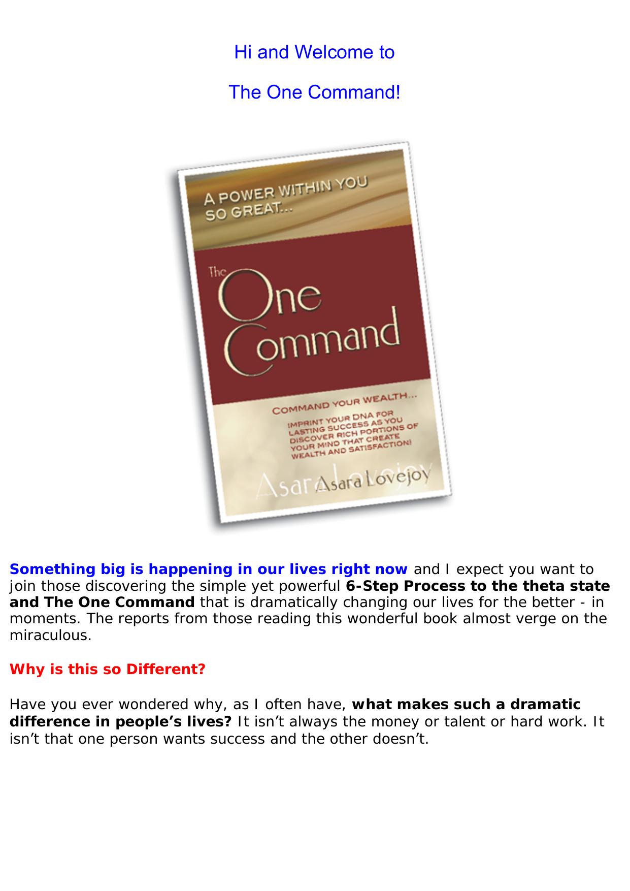 The One Command There Is A Power Within You So Great... by Best of Kuszter's Collection