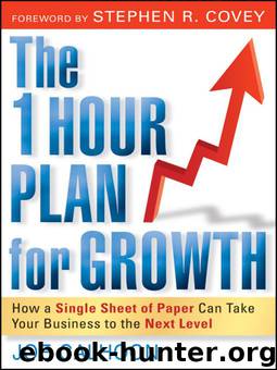 The One Hour Plan For Growth: How a Single Sheet of Paper Can Take Your Business to the Next Level by Joe Calhoon