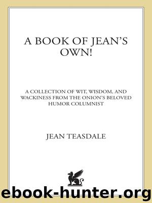 The Onion Presents a Book of Jean's Own! by Jean Teasdale