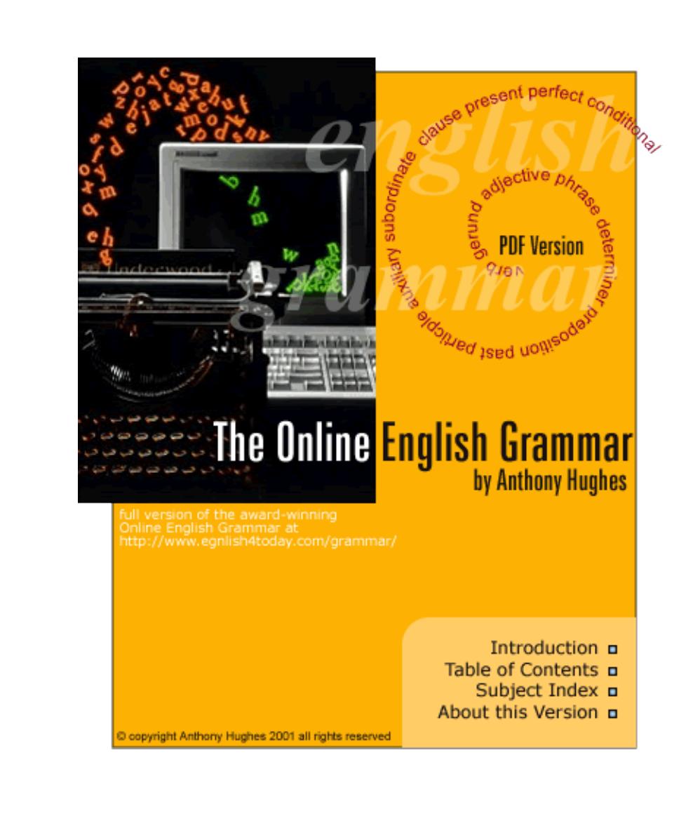 The Online English Grammar (Full PDF Version 1.1) by Anthony Hughes