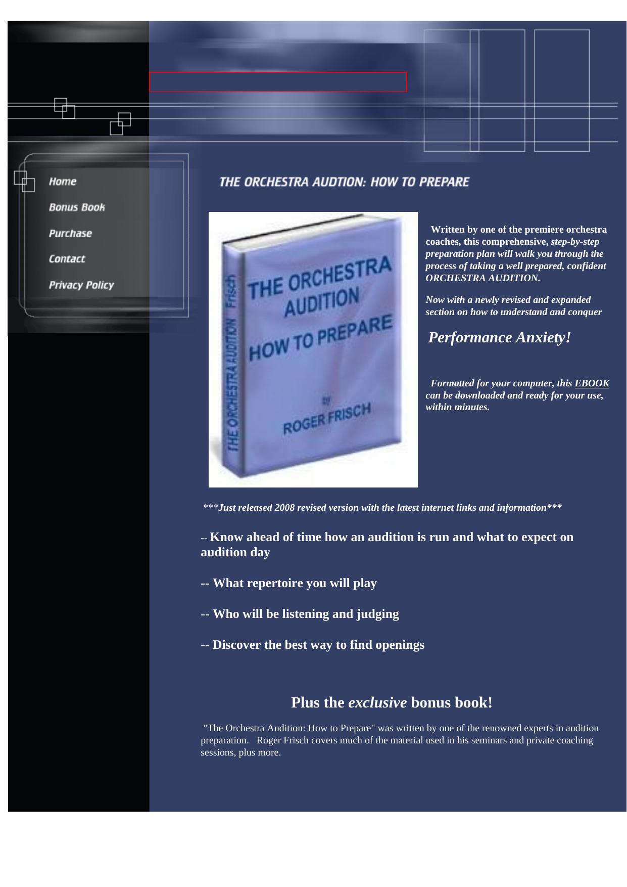 The Orchestra Audition. by Best of Kuszter's Collection