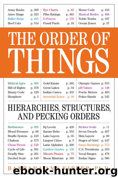 The Order of Things by Barbara Ann Kipfer