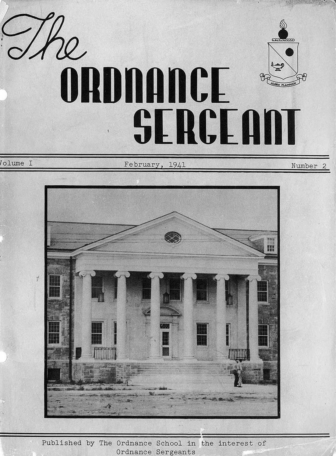 The Ordnance Sergeant Volume 1 Number 2 by The Ordnance School