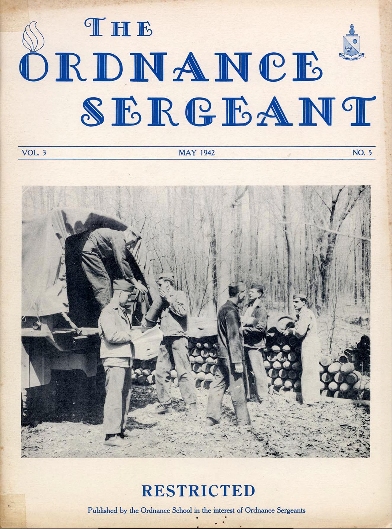 The Ordnance Sergeant Volume 3 Number 5 by The Ordnance School