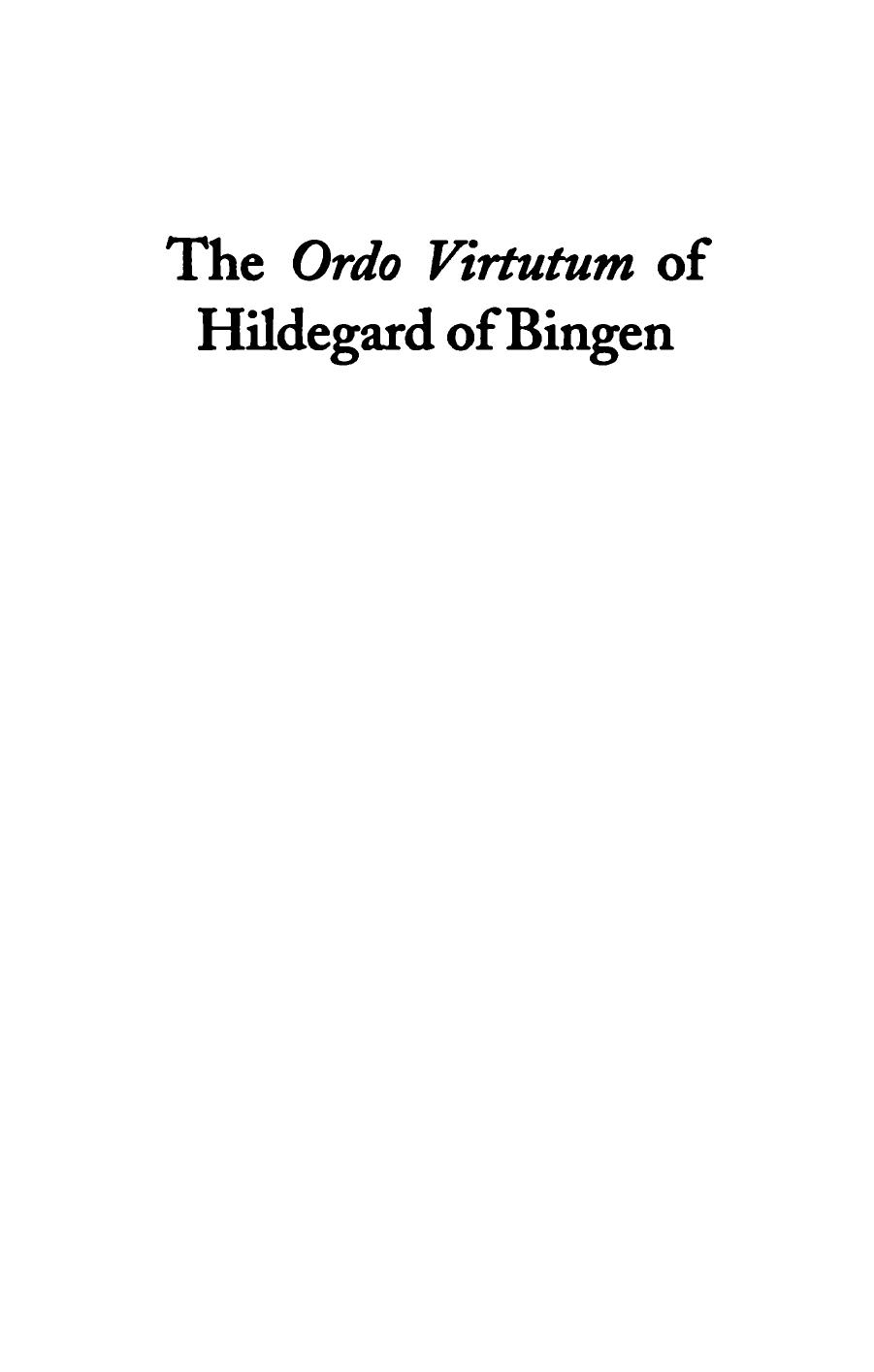 The Ordo Virtutum Of Hildegard Of Bingen: Critical Studies (Early Drama, Art, And Music Monograph Series) by Audrey E. Davidson