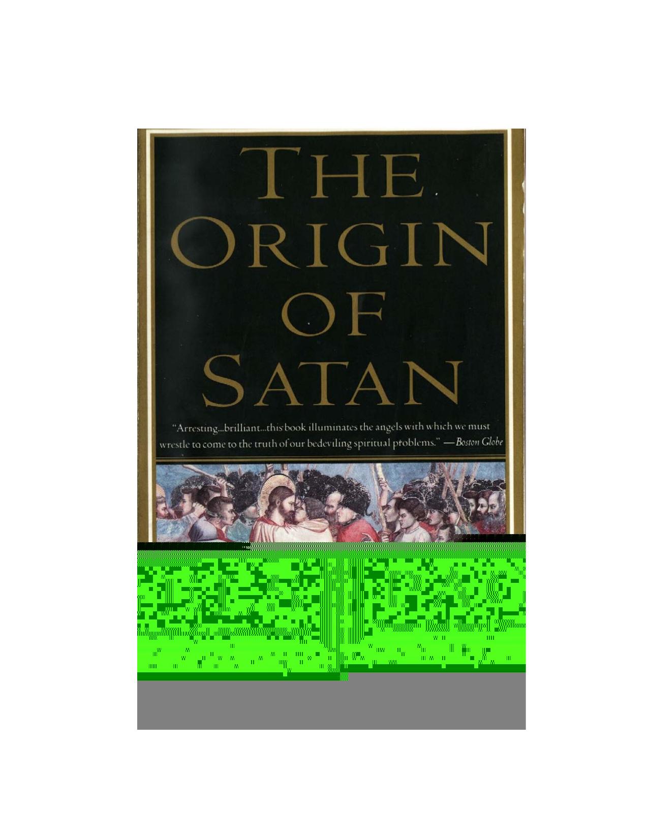 The Origin Of Satan by Elaine Pagels