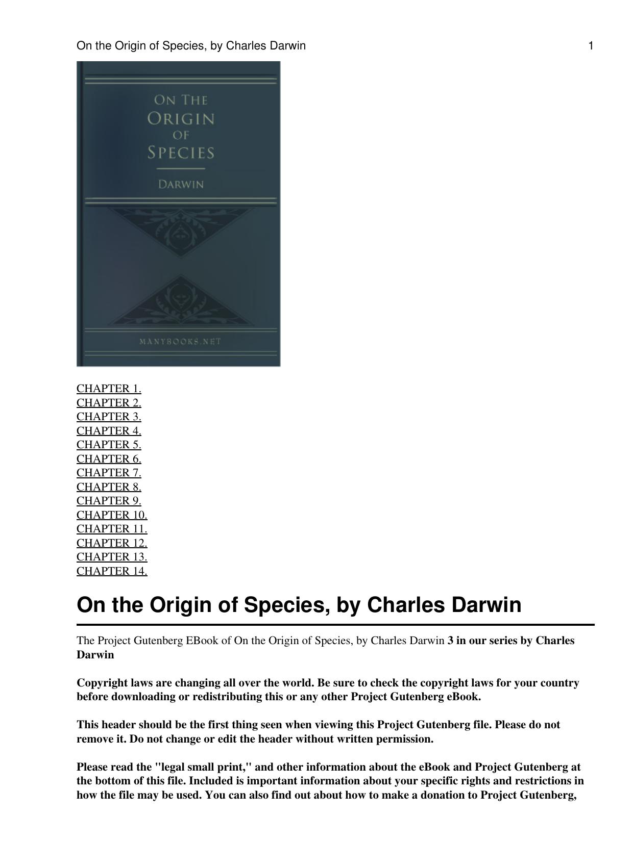 The Origin of Species (Wordsworth Classics of World Literature) by Charles Darwin