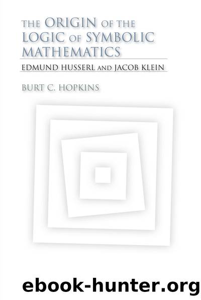 The Origin of the Logic of Symbolic Mathematics by Burt C. Hopkins
