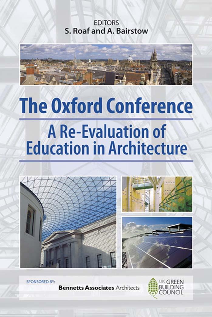 The Oxford Conference: A Re-evaluation of Education in Architecture by Unknow