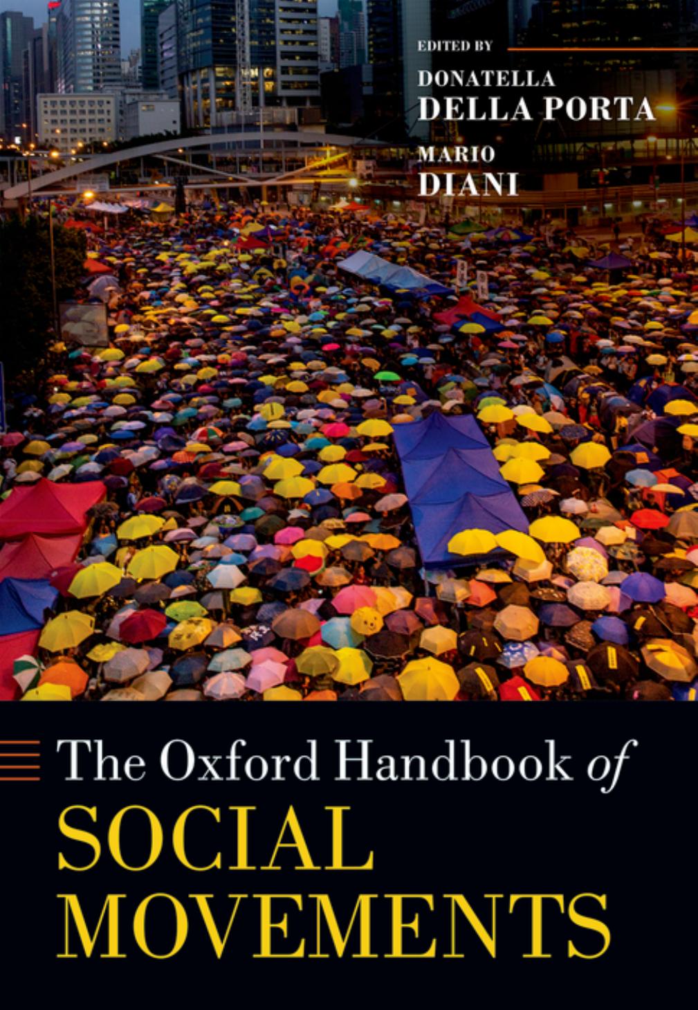 The Oxford Handbook Of Social Movements by Donatella della Porta Mario Diani