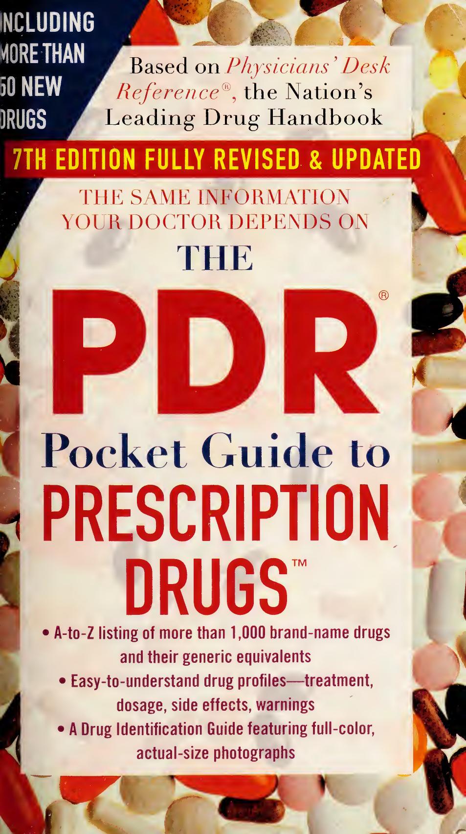 The PDR Pocket Guide to Prescription Drugs: 7th Edition by Thompson PDR