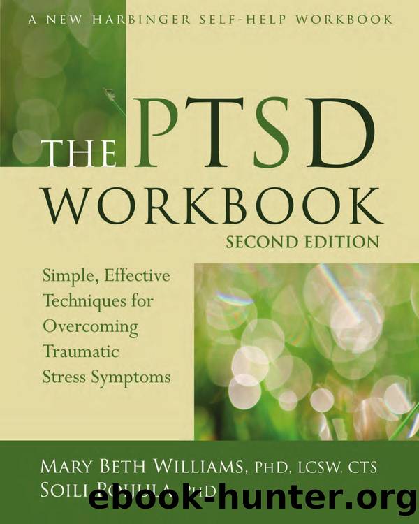 The PTSD Workbook by Poijula Soili Williams Mary Beth