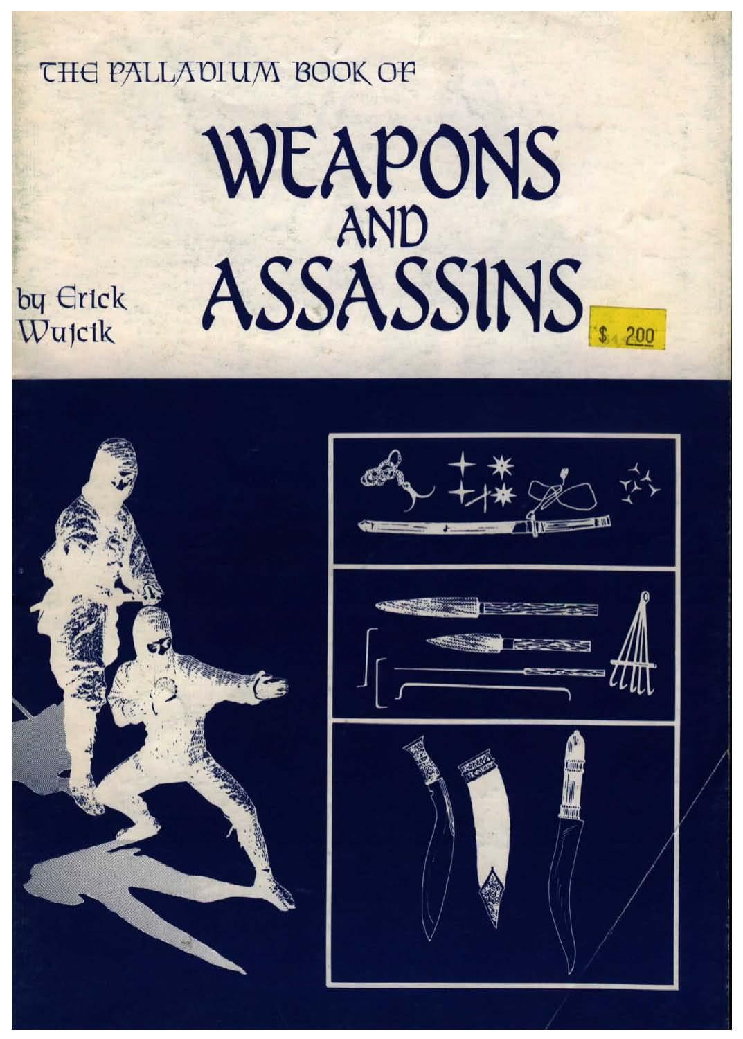 The Palladium Book of Weapons and Assassins by PAL406
