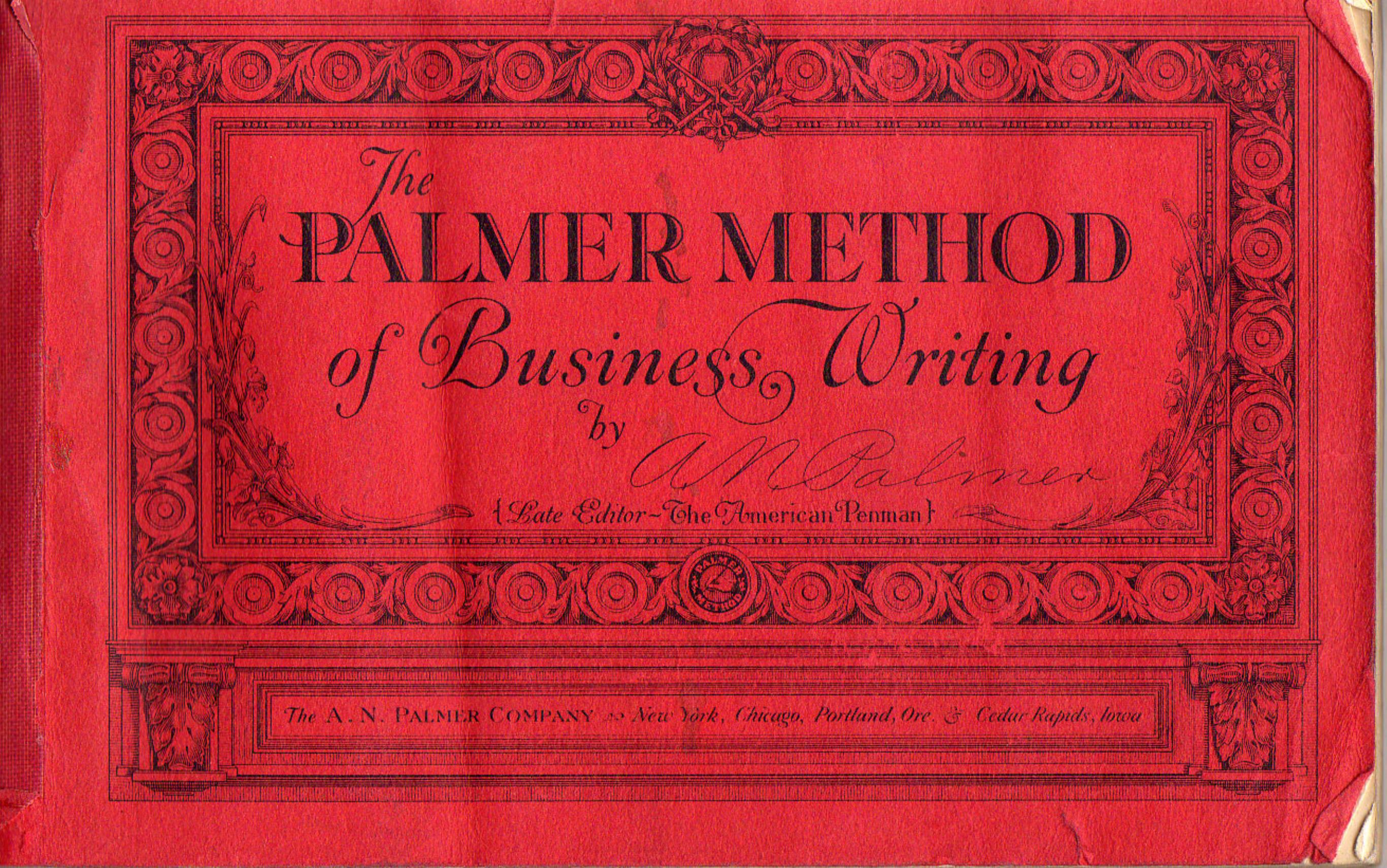 The Palmer Method of Business Writing by Palmer A N
