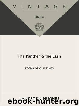 The Panther and the Lash by Langston Hughes