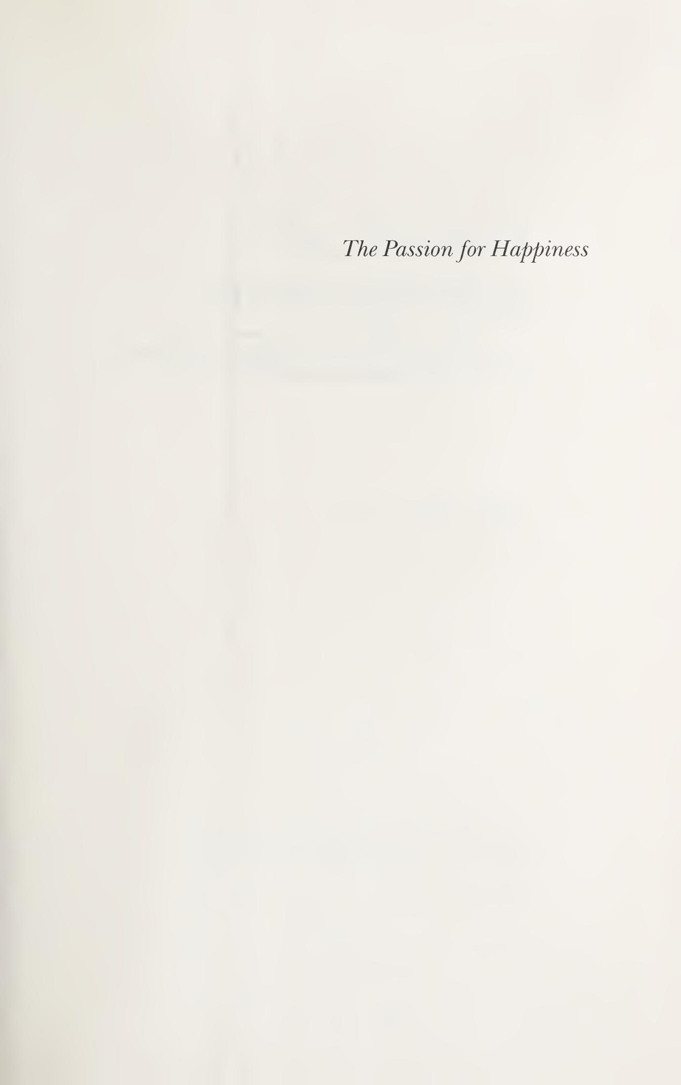 The Passion for Happiness: Samuel Johnson and David Hume by Adam Potkay